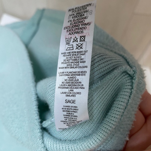 Dunnes super soft mint turquoise cardigan - Picture 5 of 5